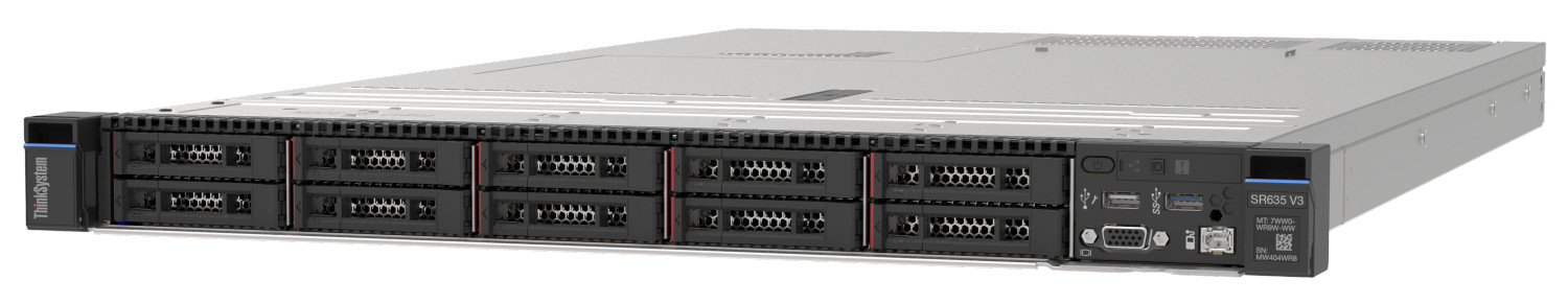 Lenovo ThinkSystem SR635 V3 product view