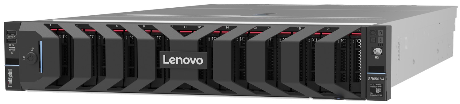 Lenovo ThinkSystem SR650 V4 product view