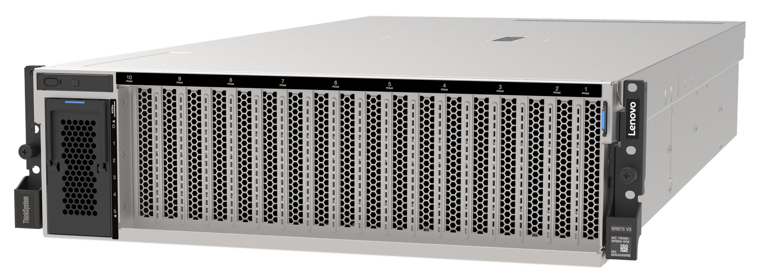 Lenovo ThinkSystem SR675 V3 product view