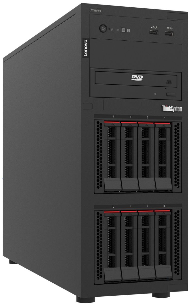 Lenovo ThinkSystem ST250 V3 product view